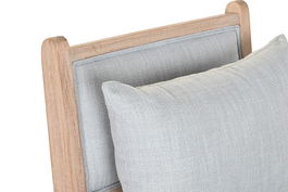 DKD Home Decor Butaca Moderno Gris Claro Natural 83 x 71.5 x 57 cm (2 Unidades) Poliester