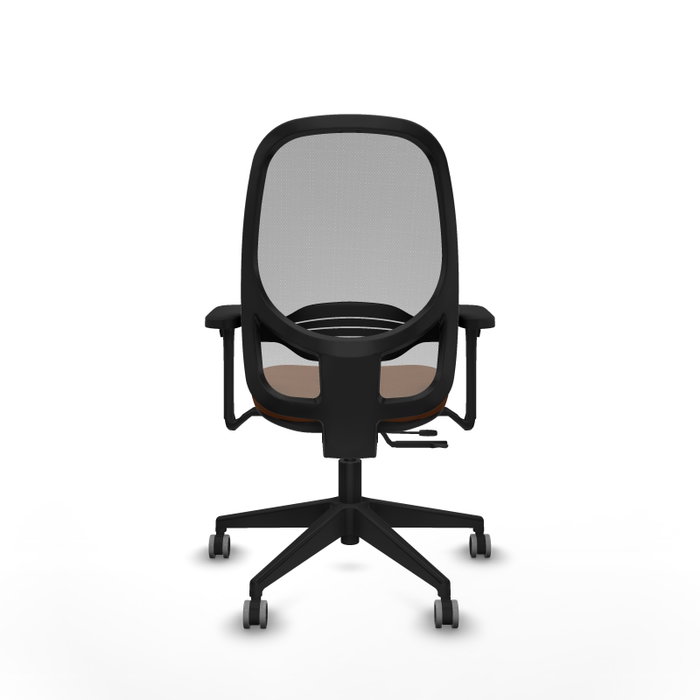 PIQUERAS Y CRESPO Silla de oficina Cilanco con mecanismo Sincro/Traslack Marrón y Gris PIQUERAS Y CRESPO Silla de oficina Cilanco con mecanismo Sincro/Traslack Marrón y Gris