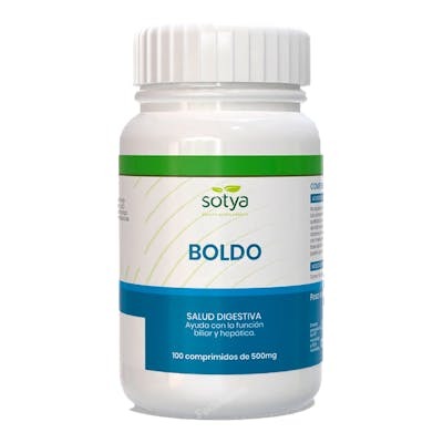 SOTYA Boldo 100 comprimidos de 500 mg SOTYA Boldo 100 comprimidos de 500 mg