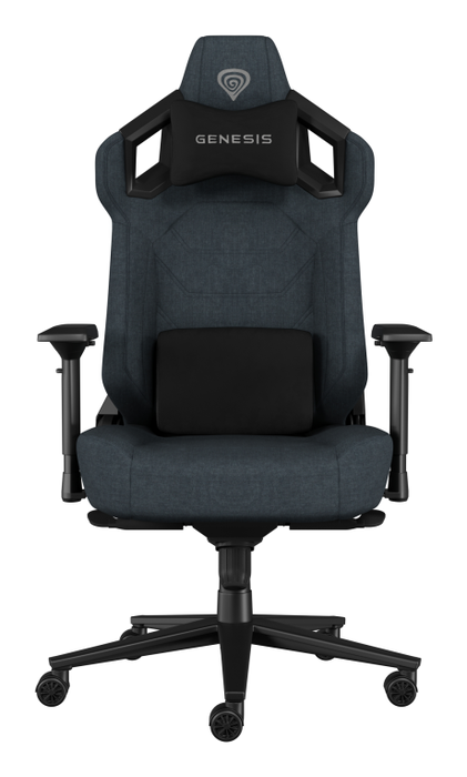 GENESIS Nitro 800 Silla Gaming PC con Asiento Acolchado y Almohadas Ergonomica, Tejido Transpirable, Reposabrazos 4D, Respaldo Ajustable, 150 kg, Gris NFG-2245 GENESIS Nitro 800 Silla Gaming PC con Asiento Acolchado y Almohadas Ergonomica, Tejido Transpirable, Reposabrazos 4D, Respaldo Ajustable, 150 kg, Gris NFG-2245