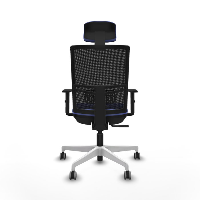 PIQUERAS Y CRESPO Silla de oficina Yunquera con mecanismo Sincro, Azul claro y Negro PIQUERAS Y CRESPO Silla de oficina Yunquera con mecanismo Sincro, Azul claro y Negro