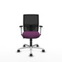 PIQUERAS Y CRESPO Silla de oficina Yunquera Morado/Negro