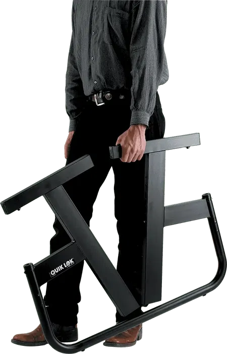 Quiklok Soporte Teclado M91 Monolight Altura Ajustable Negro Acero 90kg Quiklok Soporte Teclado M91 Monolight Altura Ajustable Negro Acero 90kg