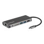 Startechcom Estación de Conexión USB Tipo C con HDMI, USB-A, Ethernet Gigabit y Lector de Tarjetas SD/MMC