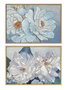 DKD Home Decor Cuadro Lienzo Flores Surtido de 2 Unidades