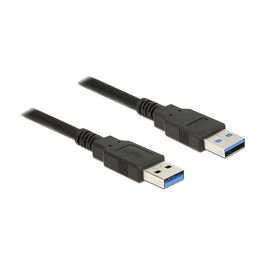 DeLOCK Cable USB 3.2 Gen 1 Tipo A Macho a Macho 1 m Negro 85060