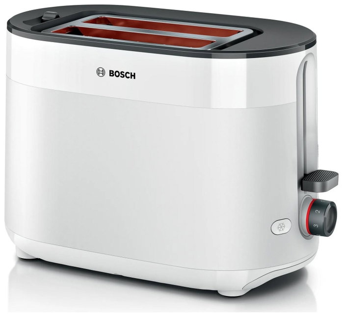 Bosch MyMoment TAT2M121 Tostadora de 2 Ranuras, 950W, Blanco