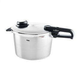 Fissler 622-812-08-070/0 Olla a Presión Vitavit Premium 8L - 26cm con Cestillo + Trípode