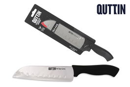 Quttin Cuchillo Santoku Cocina con Alveolos Kasual 17 cm (24 Unidades)