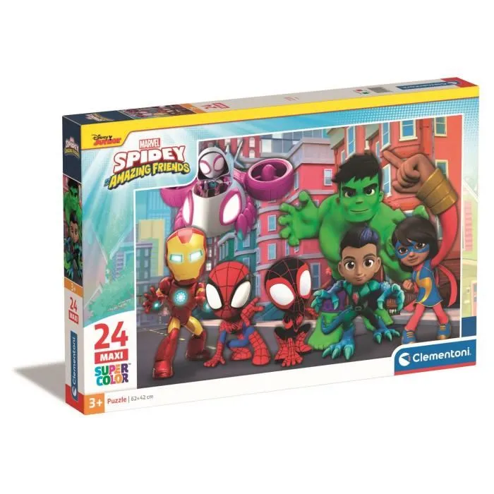 Clementoni Puzzle Spidey y sus extraordinarios amigos 24 piezas Maxi Clementoni Puzzle Spidey y sus extraordinarios amigos 24 piezas Maxi