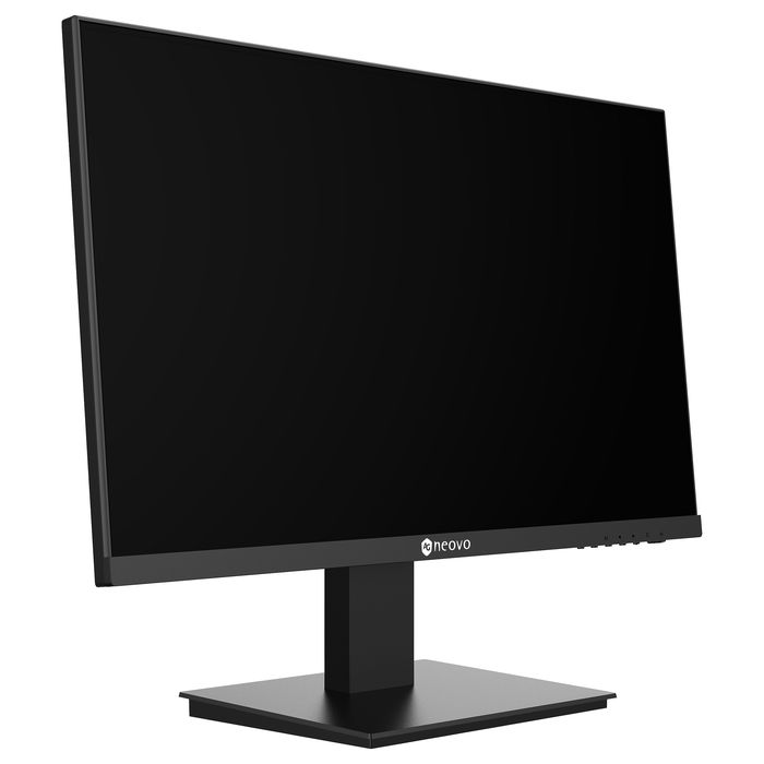 AG Neovo LA-2402 Monitor LED 23.8" (60.5 cm) Full HD 1920x1080, Panel VA, 75Hz, 5ms, Flicker Free, Low Blue Light, Altavoces, HDMI, DisplayPort, VESA, Negro