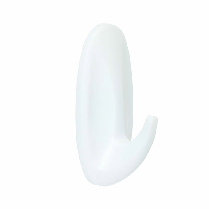 3M Command gancho de diseño pequeño, blanco, 2 uds + 4 tiras, max 450 gr 3M Command gancho de diseño pequeño, blanco, 2 uds + 4 tiras, max 450 gr