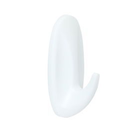 3M Command Gancho de Diseño Pequeño, Blanco, 2 uds + 4 Tiras, Máx. 450 g, Ref. 17082