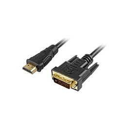 Sharkoon Cable HDMI a DVI-D (24+1) 5m negro