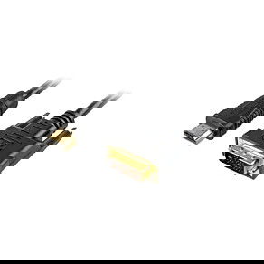 Sharkoon Cable HDMI a DVI-D (24+1) 5m Negro Sharkoon Cable HDMI a DVI-D (24+1) 5m Negro