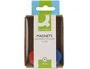Q-Connect Iman para sujeción 25 mm colores surtidos caja de 4 unidades