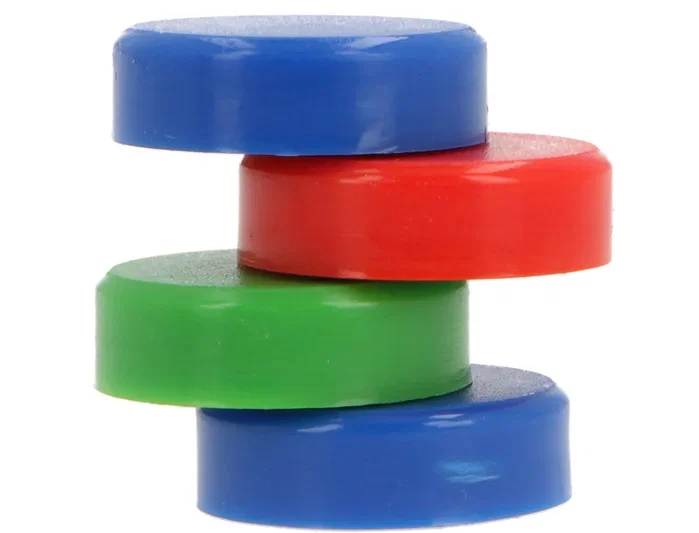 Q-Connect Iman para sujeción 25 mm colores surtidos caja de 4 unidades