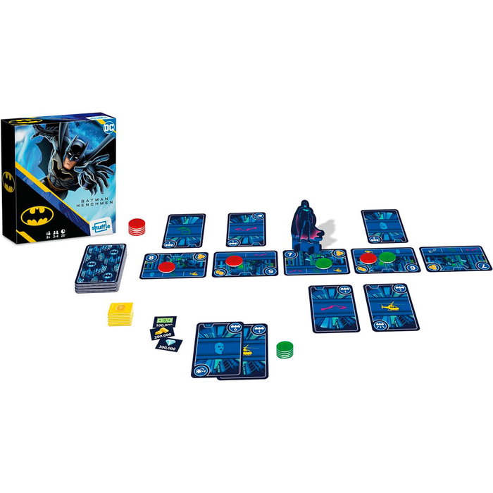 SHUFFLE Juego de Mesa Batman DC Comics, El Joker recluta secuaces para robos en Gotham, 2-4 Jugadores, 25 minutos SHUFFLE Juego de Mesa Batman DC Comics, El Joker recluta secuaces para robos en Gotham, 2-4 Jugadores, 25 minutos