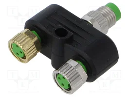 MURRELEKTRONIK Adaptador M8 Macho 4 pin a M8 Hembra 3 pin x2