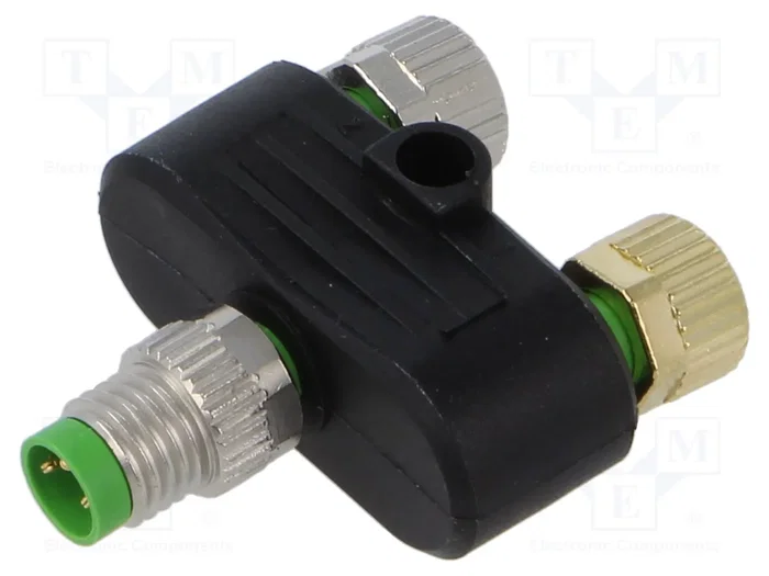 MURRELEKTRONIK Adaptador M8 Macho 4 pin a M8 Hembra 3 pin x2
