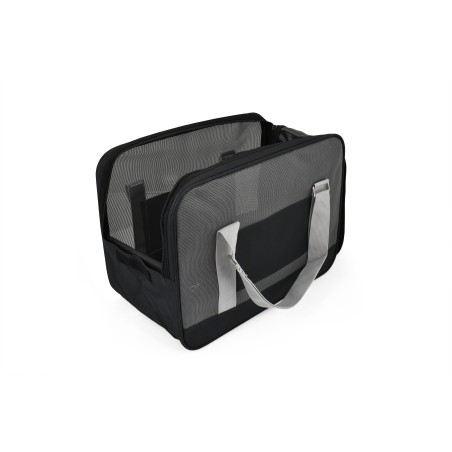 Nayeco Bolso Journey Negro para Perro Gato Viaje Comodidad Seguridad Ventilación Máx 8kg