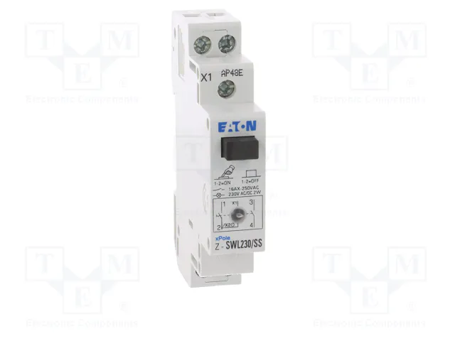 EATON ELECTRIC Interruptor de botón Z-SW negro EATON ELECTRIC Interruptor de botón Z-SW negro