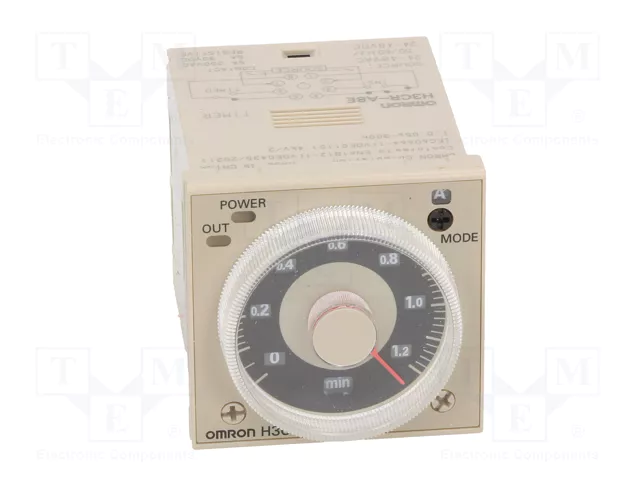 OMRON H3CR-A8E24-48 Relé de tiempo SPDT 24-48VAC/DC