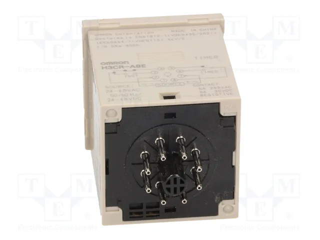 OMRON H3CR-A8E24-48 Relé de tiempo SPDT 24-48VAC/DC