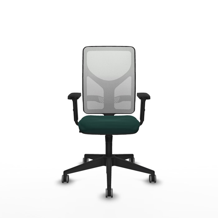 PIQUERAS Y CRESPO Silla de oficina Motilla con mecanismo Sincro, Verde botella y Blanco PIQUERAS Y CRESPO Silla de oficina Motilla con mecanismo Sincro, Verde botella y Blanco