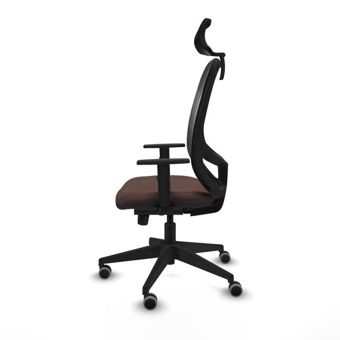 PIQUERAS Y CRESPO Silla de oficina Cilanco con mecanismo Sincro, Marrón oscuro y Negro PIQUERAS Y CRESPO Silla de oficina Cilanco con mecanismo Sincro, Marrón oscuro y Negro
