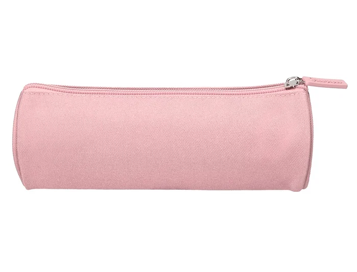 Liderpapel Estuche portatodo Classic cilíndrico ancho rosa