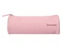 Liderpapel Estuche portatodo Classic cilíndrico ancho rosa