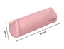Liderpapel Estuche portatodo Classic cilíndrico ancho rosa
