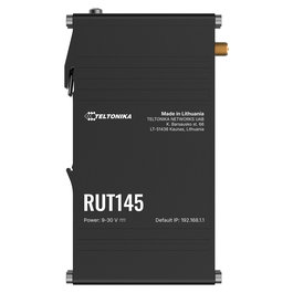 Teltonika RUT145 Router Industrial Ethernet Compacto con Wi-Fi 4 (802.11n), Banda Única 2.4 GHz, RS-485, PoE, 2 Puertos LAN