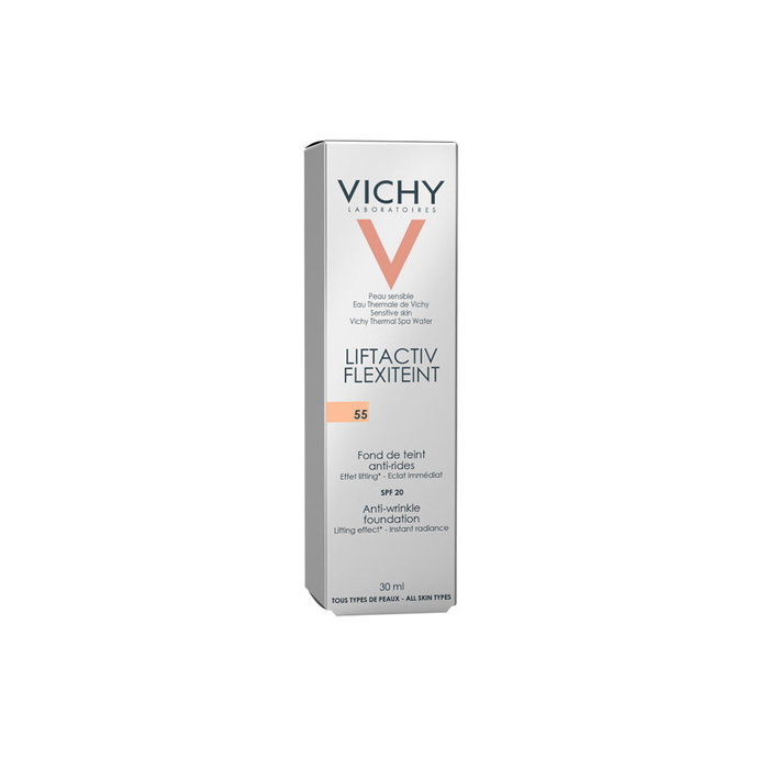 Vichy LIFTACTIV FLEXITEINT Fond de Teint Anti-Rides SPF20 Base de Maquillaje Fluido Efecto Lifting Inmediato #35-Sand 30 ml