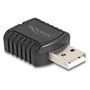 DeLOCK 65964 Tarjeta de Sonido Externa USB 24 Bit / 96 kHz Plug & Play para Windows, MAC, Linux, Chrome OS con Conectores USB-A y 3.5 mm