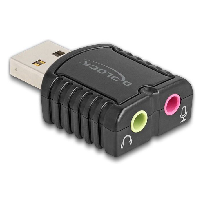DeLOCK 65964 Tarjeta de Sonido Externa USB 24 Bit / 96 kHz Plug & Play para Windows, MAC, Linux, Chrome OS con Conectores USB-A y 3.5 mm DeLOCK 65964 Tarjeta de Sonido Externa USB 24 Bit / 96 kHz Plug & Play para Windows, MAC, Linux, Chrome OS con Conectores USB-A y 3.5 mm