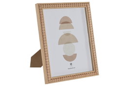 DKD Home Decor Marco de Foto 20x25 Basicos Natural MDF y Cristal 1.8 x 28 x 23 cm (4 Unidades)