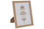 DKD Home Decor Marco de Foto 20x25 Basicos Natural MDF y Cristal 1.8 x 28 x 23 cm (4 Unidades)