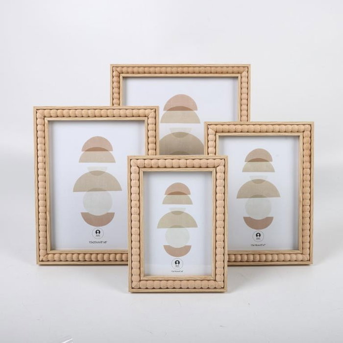 DKD Home Decor Marco de Foto 20x25 Basicos Natural MDF y Cristal 1.8 x 28 x 23 cm (4 Unidades) DKD Home Decor Marco de Foto 20x25 Basicos Natural MDF y Cristal 1.8 x 28 x 23 cm (4 Unidades)