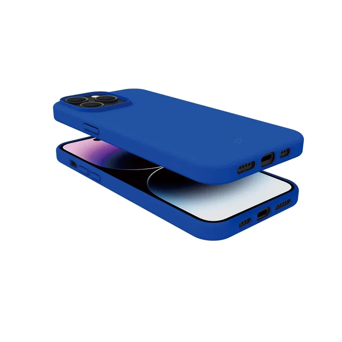 Celly Cromo1056BL Funda para iPhone 15 Pro Max (6.7") Azul