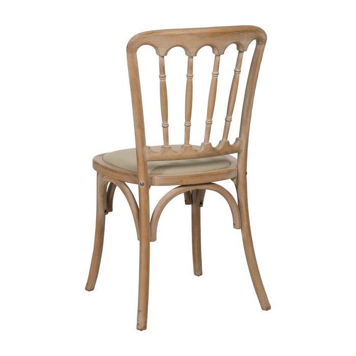 Ixia Silla Natural-Beige de Madera y Tejido 45 x 46 x 92 cm Ixia Silla Natural-Beige de Madera y Tejido 45 x 46 x 92 cm