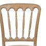 Ixia Silla Natural-Beige de Madera y Tejido 45 x 46 x 92 cm