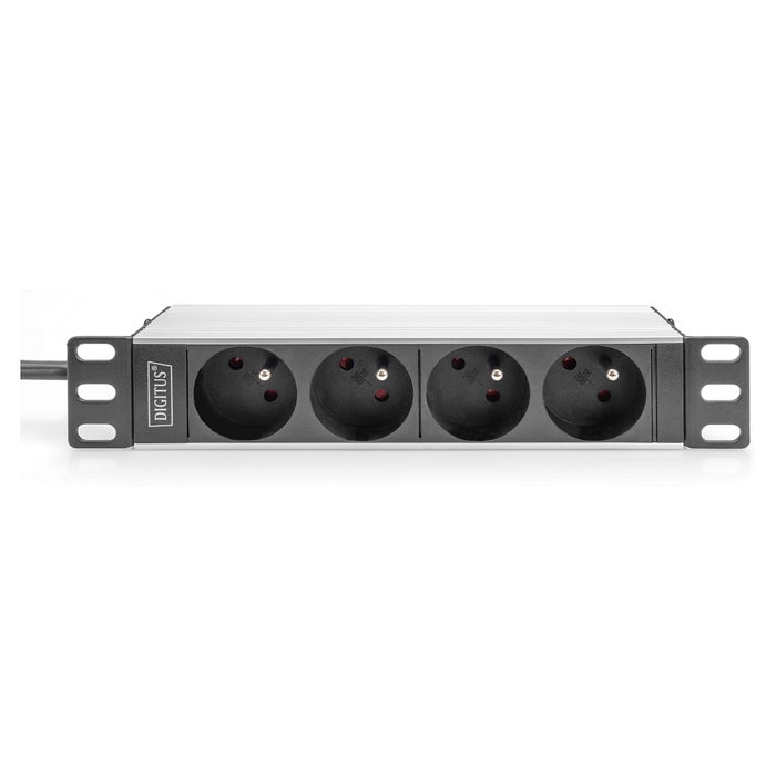 Digitus PDU 1U 10 pulgadas con 4 salidas CEE 7/5 Digitus PDU 1U 10 pulgadas con 4 salidas CEE 7/5