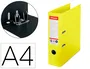 Esselte Archivador de Palanca N 1 CO2 Neutral DIN A4 Cartón Forrado Lomo 75 mm Amarillo Vivida