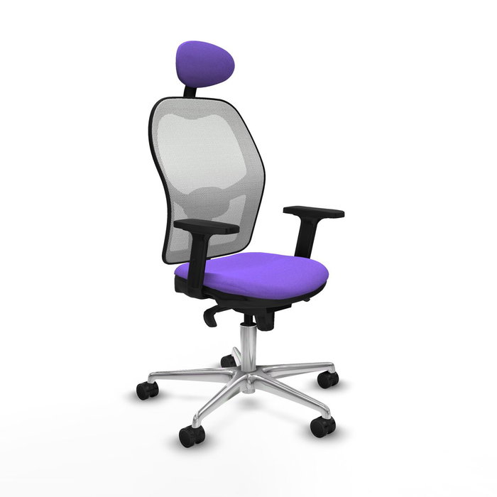 PIQUERAS Y CRESPO Silla de oficina Jorquera Lila y Blanco PIQUERAS Y CRESPO Silla de oficina Jorquera Lila y Blanco