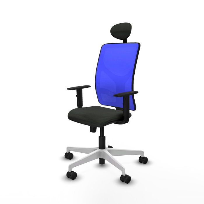 PIQUERAS Y CRESPO Silla de oficina Motilla con mecanismo Sincro, Azul y Negro PIQUERAS Y CRESPO Silla de oficina Motilla con mecanismo Sincro, Azul y Negro