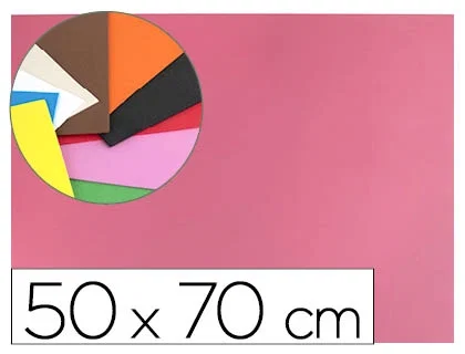 Liderpapel Goma eva rosa 50x70cm 1,5mm 60g/m2 Liderpapel Goma eva rosa 50x70cm 1,5mm 60g/m2