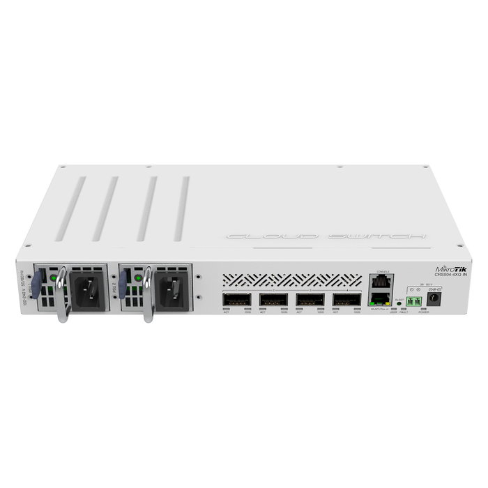 MikroTik CRS504-4XQ-IN Switch Gestionado 16P+4 QSFP28 Montaje en Rack PoE