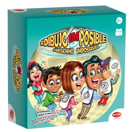 Bizak Juego Dibujo Imposible - Adivina Qué Pinto Español